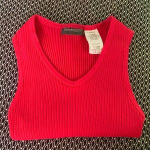 Red Vest Tank Top